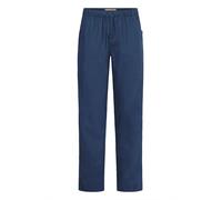 Leinenhose BLEND "Leinenhose BHLikas", Herren, Gr. 34/32, Länge 32, blau (marineblaus), Obermaterial: 55% Leinen LI. 45% Viskose CV., Hosen (78850217-34) marineblaus