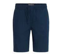 Leinenhose BLEND "BHVOLK", Herren, Gr. L, US-Größen, marineblaus, 55% Leinen, 45% Baumwolle, unifarben, normal kurz, Hosen, Casual Shorts aus Leinenmix (95578203-L) marineblaus