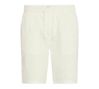 Leinenhose BLEND "BHVolk", Herren, Gr. L, US-Größen, snow weiß, 55% Leinen, 45% Baumwolle, unifarben, normal kurz, Hosen, Casual Shorts aus Leinenmix (82620126-L) snow weiß