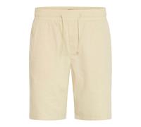 Leinenhose BLEND "BHVolk", Herren, Gr. XL, US-Größen, beige (bleached sand), 55% Leinen, 45% Baumwolle, unifarben, normal kurz, Hosen, Casual Shorts aus Leinenmix (98627836-XL) bleached sand