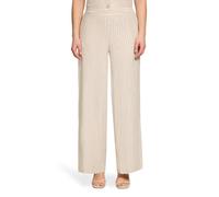 Leinenhose CARTOON "Damen mit Taschen", Damen, Gr. 36, Normalgrößen, beige (nature, silber), Leinenmischung, Obermaterial: 53% Leinen, 45% Viskose, 2% Polyester, lässig geschnitten lang, Hosen (459180