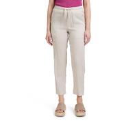 Leinenhose CARTOON "Damen mit Tunnelzug", Damen, Gr. 42, Normalgrößen, beige (nature, cream), Leinenmischung, Obermaterial: 100% Leinen, lässig geschnitten lang, Hosen, Material (94335163-42) nature,