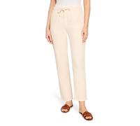 Leinenhose CARTOON "Damen unifarben", Damen, Gr. 46, Normalgrößen, beige (oat milk), Obermaterial: 55% Leinen, 45% Viskose, lässig geschnitten lang, Hosen (18616936-46) oat milk