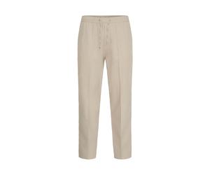 Leinenhose CASUAL FRIDAY "Leinenhose CFPilou Linen Mix", Herren, Gr. XL/32, Länge 32, beige (island fossil), Obermaterial: 35% Polyester PES. 22% Baumwolle CO. 22% Leinen LI. 19% Viskose CV. 2% Elasth