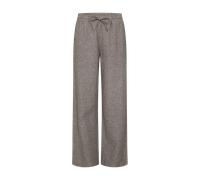 Leinenhose FREEQUENT "FQLAVA-PANT", Damen, Gr. M, N-Gr, morel melange, Web, Obermaterial: 55% Leinen, 45% Viskose, lang, Hosen, Sommerhose aus Leinenmix und mit Kordelzug (71032012-M) morel melange