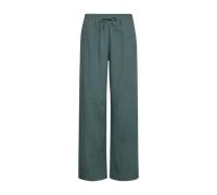 Leinenhose FREEQUENT "FQLAVA-PANT", Damen, Gr. S, N-Gr, schwarz forest, Web, Obermaterial: 55% Leinen, 45% Viskose, lang, Hosen Leinenhose, Sommerhose aus Leinenmix und mit Kordelzug (17179332-S)