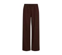 Leinenhose FREEQUENT "FQLAVA-PANT", Damen, Gr. XL, N-Gr, coffee bean, Web, Obermaterial: 55% Leinen, 45% Viskose, lang, Hosen, Sommerhose aus Leinenmix und mit Kordelzug (44800520-XL) coffee bean