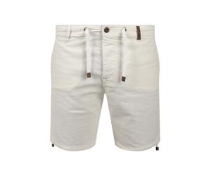 Leinenhose INDICODE "Leinenhose IDMoses", Herren, Gr. XXL, N-Gr, weiß (off, weiß), Obermaterial: 55% Leinen LI. 45% Baumwolle CO., Hosen (54753054-XXL) off, weiß