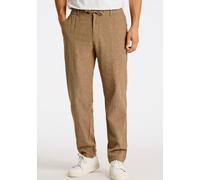 Leinenhose LINDBERGH "Leinenhose Relaxed Fit", Damen, Gr. M, dk stone, Obermaterial: 55% Leinen, 45% Baumwolle, relaxed fit, Hosen (11508525-M) dk stone