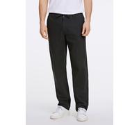 Leinenhose LINDBERGH "Leinenhose Relaxed Fit", Damen, Gr. XL, schwarz, Obermaterial: 55% Leinen, 45% Baumwolle, relaxed fit, Hosen (45398128-XL) schwarz