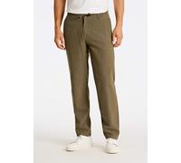 Leinenhose LINDBERGH "Leinenhose Relaxed Fit", Damen, Gr. XS, dk army, Obermaterial: 55% Leinen, 45% Baumwolle, relaxed fit, Hosen (45771846-XS) dk army