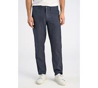 Leinenhose LINDBERGH "Leinenhose Relaxed Fit", Herren, Gr. S, blau (navy), Obermaterial: 55% Baumwolle, 45% Leinen, relaxed fit, Hosen (35167838-S) navy