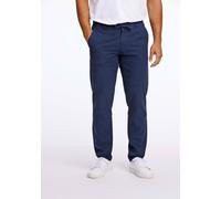 Leinenhose LINDBERGH "Leinenhose Tapered Fit", Herren, Gr. L, dk blau, Obermaterial: 55% Leinen, 45% Baumwolle, unifarben, gerade, unten schmal, Hosen (26439429-L) dk blau