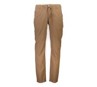 Leinenhose LINDBERGH "Leinenhose Tapered Fit", Herren, Gr. M, braun, Obermaterial: 55% Leinen, 45% Baumwolle, unifarben, gerade, unten schmal, Hosen (25466263-M) braun
