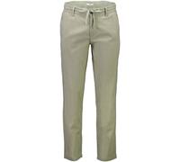 Leinenhose LINDBERGH "Leinenhose Tapered Fit", Herren, Gr. XS, soft grün, Obermaterial: 55% Leinen, 45% Baumwolle, unifarben, gerade, unten schmal, Hosen (32180411-XS) soft grün