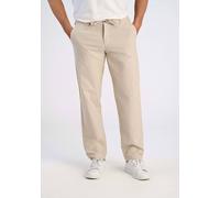 Leinenhose LINDBERGH "Lindbergh Leinenhose", Herren, Gr. L, beige, Obermaterial: 63% Baumwolle, 15% Leinen, 14% Polyester, 7% Viskose, 1% Elasthan, relaxed fit, Hosen (84025658-L) beige