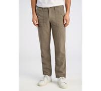 Leinenhose LINDBERGH "Lindbergh Leinenhose", Herren, Gr. S, grün (army), Obermaterial: 55% Baumwolle, 45% Leinen, relaxed fit, Hosen (27506406-S) army