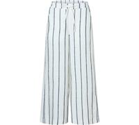 MAC Straight Fit Leinenhose aus reinen Leinen Modell 'Callie' in Weiss, Größe 46