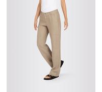 Leinenhose MAC "NORA", Damen, Gr. 34, Länge 30, beige (sanddrift melange), Web, Obermaterial: 100% Leinen, 7/8-Länge, Hosen, Sommerhose in verkürzter Länge, temperaturausgleichend (77941115-34) sanddr