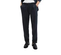 Leinenhose MARC O'POLO "Osby jogger pleats", Herren, Gr. 33, Länge 32, blau (schwarz navy), Web, Obermaterial: 100% Leinen, normal, Hosen (90219703-33) schwarz navy