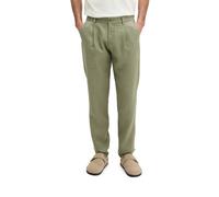 Chinohose MARC O'POLO "mit elastischem Bund", Damen, Gr. 36, Länge 30, avery fern, Obermaterial: 100% Leinen, unifarben, normal, Hosen Chinohose (17296007-36) avery fern