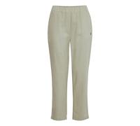 Leinenhose OXMO "Leinenhose OXAlfa", Damen, Gr. 40, N-Gr, grün (seagrass), Obermaterial: 55% Leinen LI. 45% Viskose CV., Hosen (98403313-40) seagrass