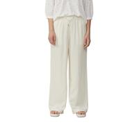 QS Damen 2162961 Leinen Hose, lang, 0200, 34W / 32L