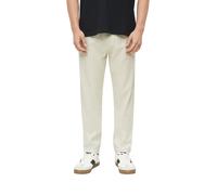 Leinenhose S.OLIVER, Herren, Gr. 33, Länge 32, nature, Web, Obermaterial: 58% Baumwolle, 40% Leinen, 2% Elasthan, unifarben, bequem lang, Hosen, mit Gürtelschlaufen, Elastikbund, mit Tunnelzug (559050