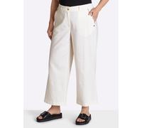 Sheego Leinenhose mit Pailletten an den Taschen 48 ecru