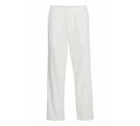 Leinenhose SOLID "Leinenhose SDALANN ALLAN ELASTICATED", Herren, Gr. XL, N-Gr, beige (sanftes weiß), Obermaterial: 58% Leinen LI. 42% Viskose CV., Hosen (54350257-XL) sanftes weiß