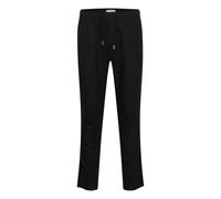Leinenhose SOLID "Leinenhose SDTaiz", Herren, Gr. L, N-Gr, schwarz (true schwarz), Obermaterial: 58% Leinen LI. 42% Viskose CV., Hosen (76337008-L) true schwarz