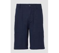 Leinenmix-Bermuda im Relaxed Fit 34 blau 2166881.5852.34