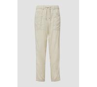s.Oliver Leinenmix-Hose im Relaxed Fit mit Elastikbund Natur 40