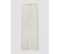 Leinenmixhose mit Gummizug und weitem Bein 42/34 creme 2162961.0200.42_34