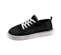 Leinenschuhe Damen Trachtenschuhe Damen Dirndl Schuhe Weiß Spitzen Sommerschuhe Atmungsaktive Turnschuhe Flach Trachten Sneaker Brautschuhe Leicht Bequem Stoffschuhe Oktoberfest Hochzeit Festival