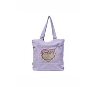 Grupo Erik: Pusheen Tote Bag | Pusheen The Cat Tasche, Personalisierte Einkaufstasche 45 x 38 cm, Wiederverwendbare Baumwolltasche, Pusheen Gadget, Lila, Taglia unica, Zeitgenössisch
