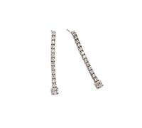 LEIS - Ohrhänger 925/- Sterling Silber Zirkonia weiß Ohrringe 1 ct Damen