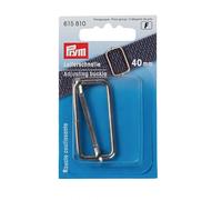 Leiterschnalle, 40mm, silberfarbig