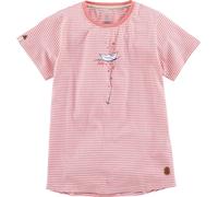 Leitfeuer Damen Female Shirt 1/2 Arm T-Shirt Koralle/Off White-XL