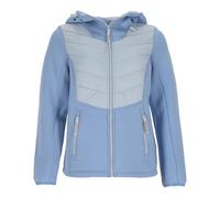 Leitfeuer Damen Hybridjacke mit Kontrast-Steppung - Modische Jacke mit verstellbarer Kapuze in Lavendel Größe 48