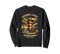 Leitlicht auf See - Klassischer nautischer Leuchtturm Sweatshirt
