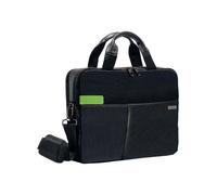 Leitz Laptoptasche Smart Traveller 13 " Polyester, Metall, Echtleder Schwarz 37 x 7,5 x 27 cm