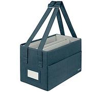 Leitz Desk Sharing Tasche, faltbar, 3 Fächer, passend für Laptops bis 18", samtgrau, 465 x 210 x 200 mm