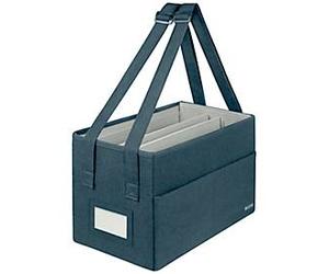 Leitz Desk Sharing Tasche kompakt, faltbar, 3 Fächer, für Laptops bis 14", samtgrau, 200 x 210 x 355 mm