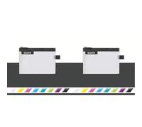 Leitz WOW Reise Zip-Beutel, durchsichtig, Ideal zur Organisation auf Reisen, Wasserabweisend, Klein, 14 x 10,5 cm, Schwarz, 40240095 (Packung mit 2)
