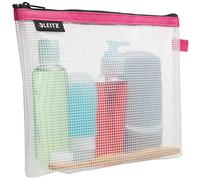 LEITZ Kosmetiktasche WOW Traveller, transparent/pink