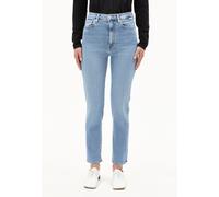 LEJAANI HIGH WAIST SLIM JEANS | Bio-Baumwoll Mix X-Stretch - blau (31-32)