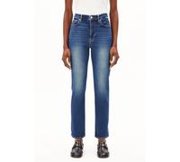 LEJAANI HIGH WAIST SLIM JEANS | Bio-Baumwoll Mix X-Stretch - blau (34-34)