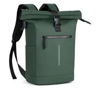 Lekeinchi Rolltop Rucksack Wasserdicht für Damen & Herren, Großer Laptop Rucksack mit Computerfach für 17 Zoll Laptop, Elegant Reiserucksack Daypack für Reisen, Radfahren, Uni Schule-Grün Groß(XL)