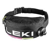 LEKI Kinder Thermo Compact Hüfttasche, Black-neonpink-Neonyellow